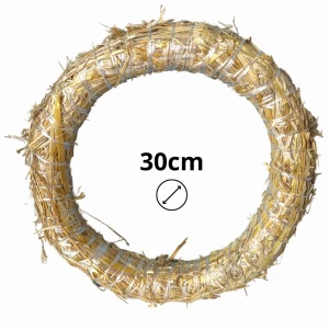Strohkranz 30 cm, Unterlage aus Stroh