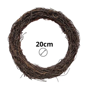 Kranz aus Faschinen 20 cm, Unterlage aus Faschinen