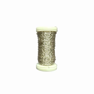Floristikdraht, geriffelt, silber, 50 g