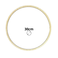 Holzring 30 cm für Kränze, Traumfänger, Makramee