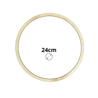 Holzring 24 cm für Kränze, Traumfänger, Makramee