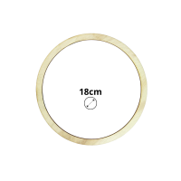 Holzring 18 cm für Kränze, Traumfänger, Makramee