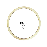 Holzring 28 cm für Kränze, Traumfänger, Makramee