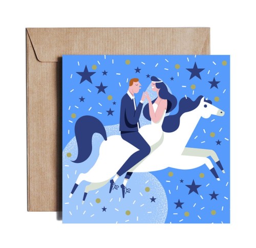 Karta okolicznościowa Royal Blue Wedding