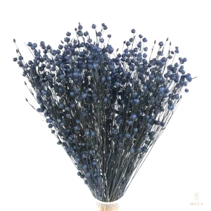 Getrockneter dunkelblauer Flachs – Strauß 90 g – getrocknete Blüten