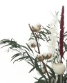 Zestaw suszonych kwiatów Winter Garden - bawełna, babala, ruskus