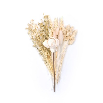 Getrocknete Blumen für Torten – Set Extra White