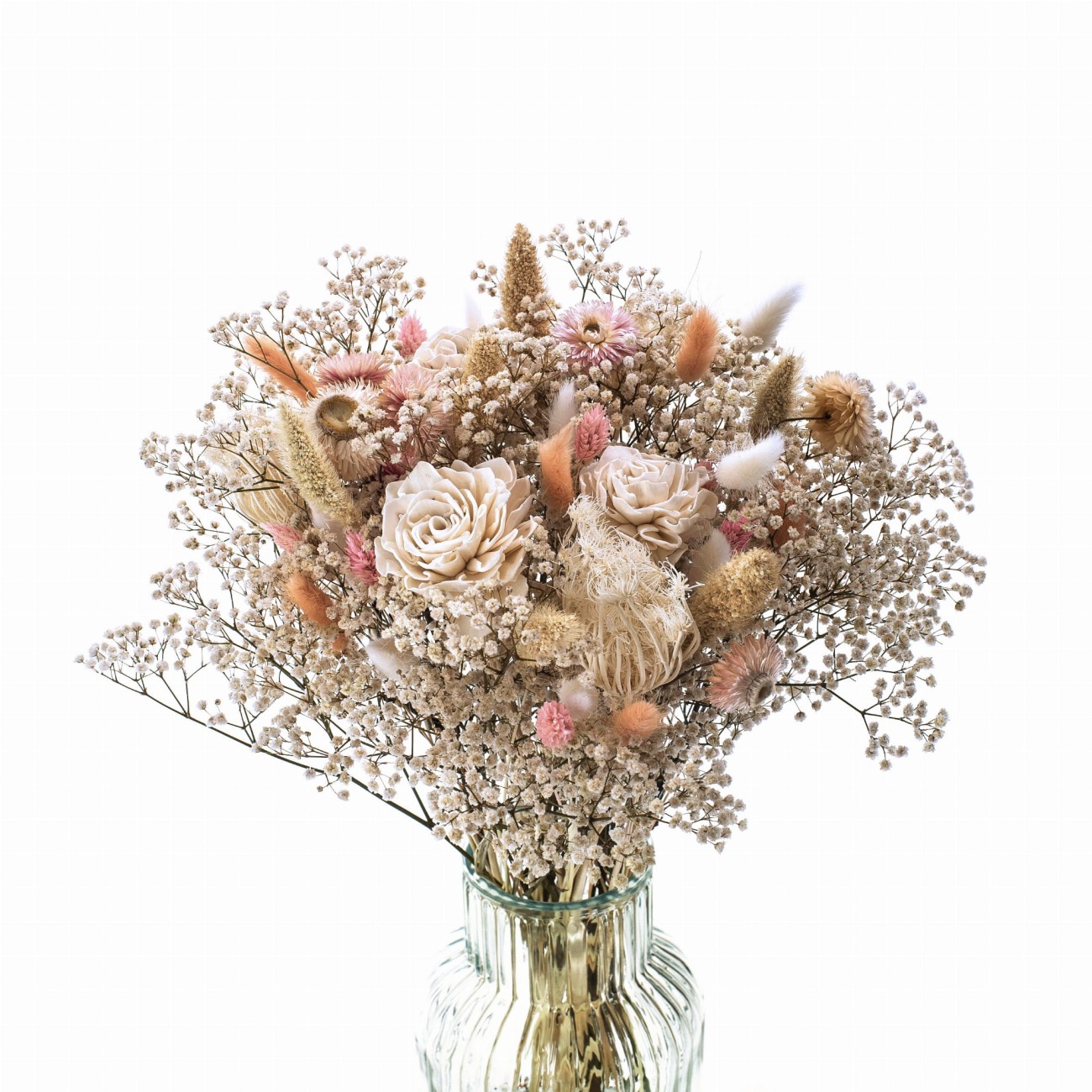 Dried flowers bouquet Serenita  - premium collection