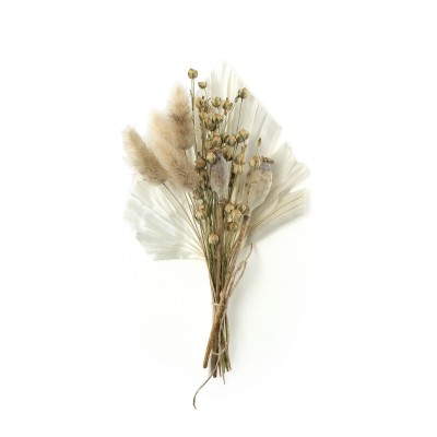 Topper aus getrockneten Blumen Natural – Tortendekoration, getrocknete Blumen für Torten