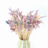 Strauß getrockneter Blumen Blue&Violet – Hafer, Flachs, Phalaris