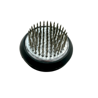 Kenzan rund 55 mm Messing silber – Ikebana