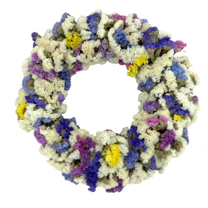 Kranz aus getrockneten Blumen 30 cm – Strohblume