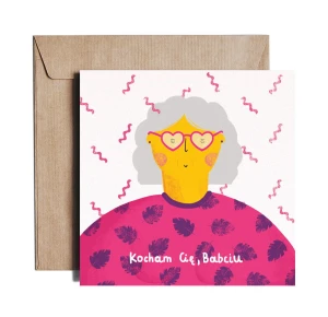 Grußkarte „Love You Grandma”