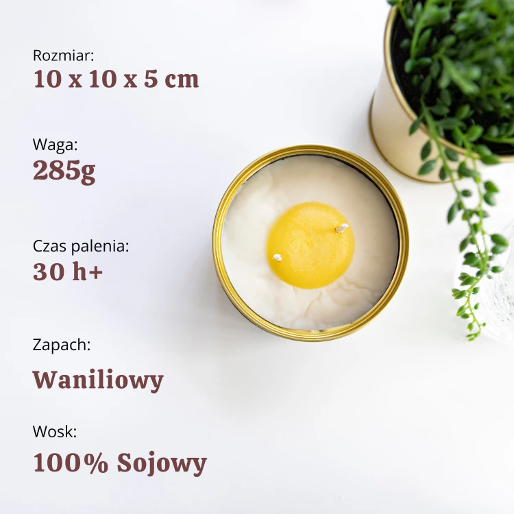 Świece waniliowa
