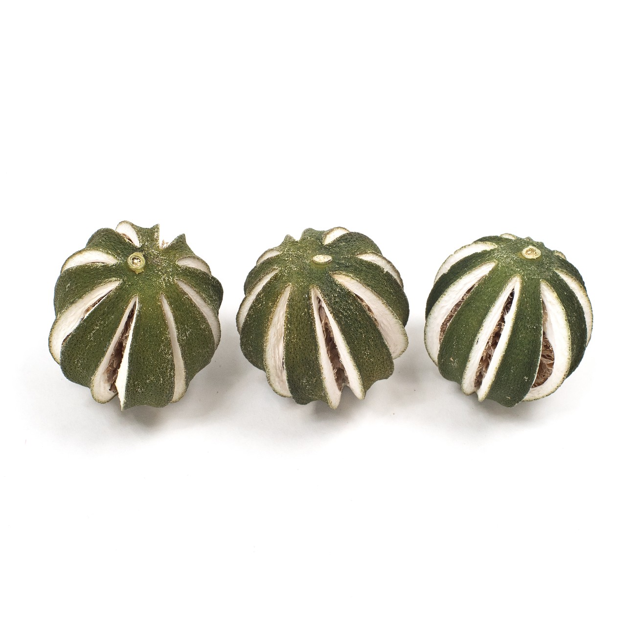 Dried limes for decoration 3 pcs. - holiday decorations
