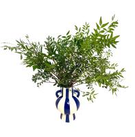 Kranz aus getrockneten Blumen 30 cm – Fuchsia & Weiß (1) (1)