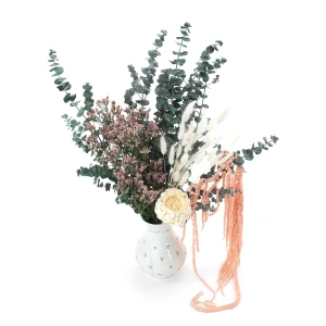 Set getrockneter Blumen Wintertide – Baumwolle, Mohnkapseln, Disteln (1)