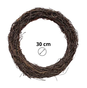 Kranz aus Faschinen 20 cm, Unterlage aus Faschinen (1)
