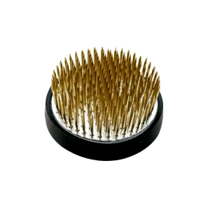 Runder Kenzan 60 mm aus Messing – Ikebana (1)