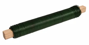 Floristikdraht auf Spindel, grün, 100 g